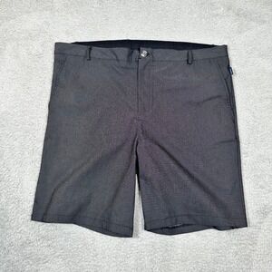Stone Rose Mens Black Performance Golf Shorts XL Stretch Cotton Blend Luxury NWT